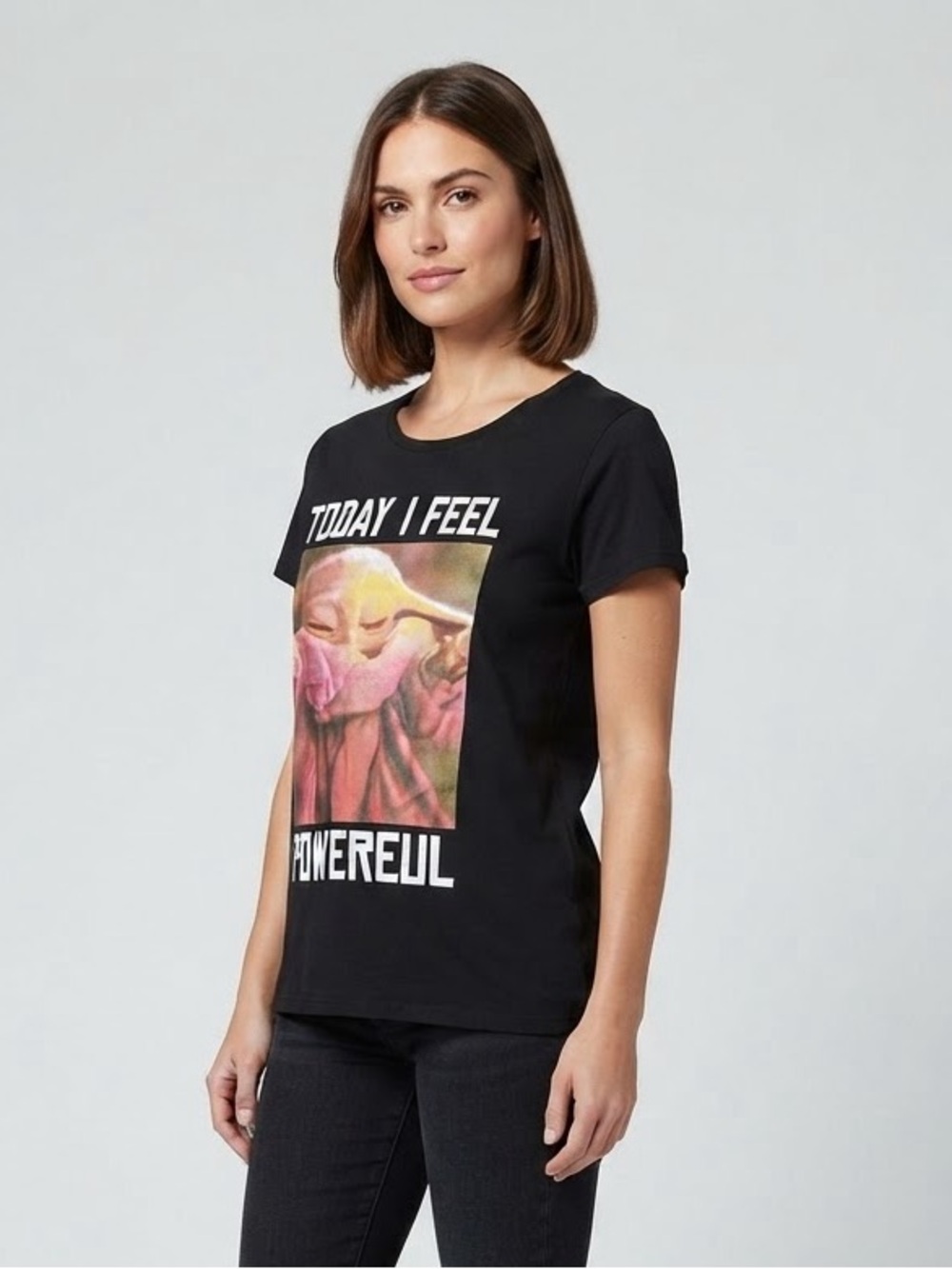 Star Wars Women’s Grogu "Today I Feel Powerful" Graphic T-Shirt